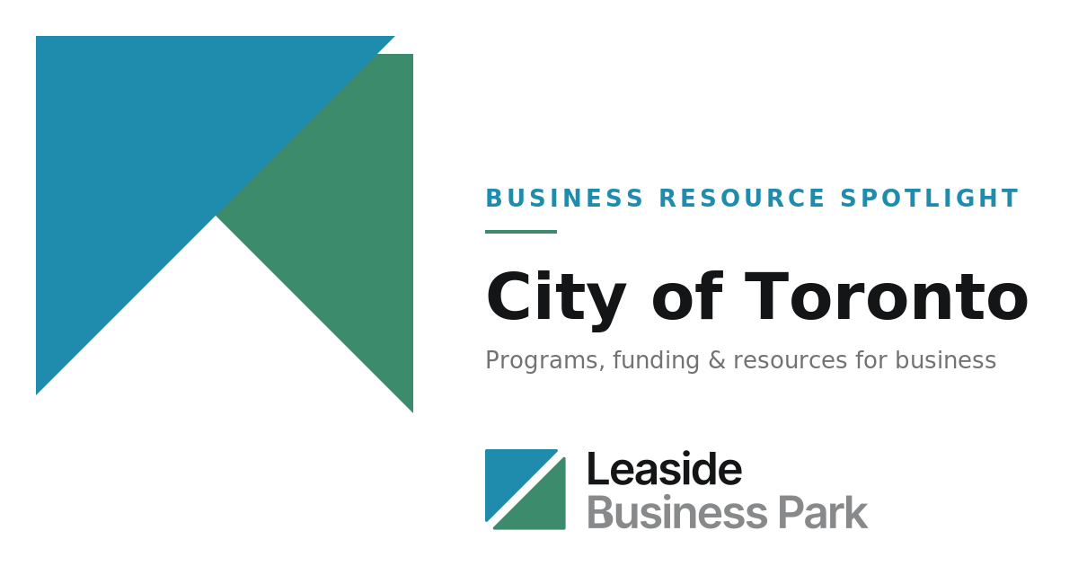 City of Toronto Services to Help Your Business Grow