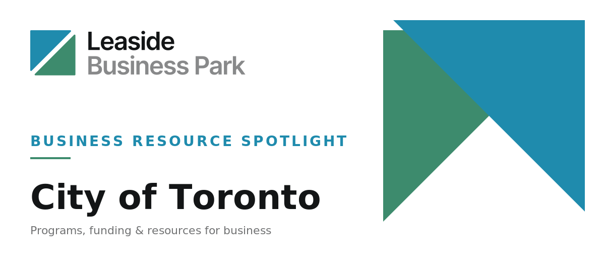 City of Toronto Services to Help Your Business Grow
